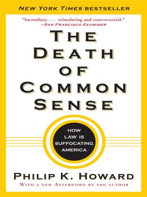 cover image of The Death of Common Sense